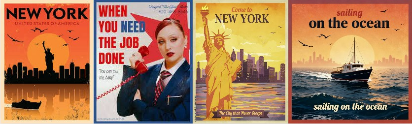 Seedream 4 blending multiple images to create the last boat image