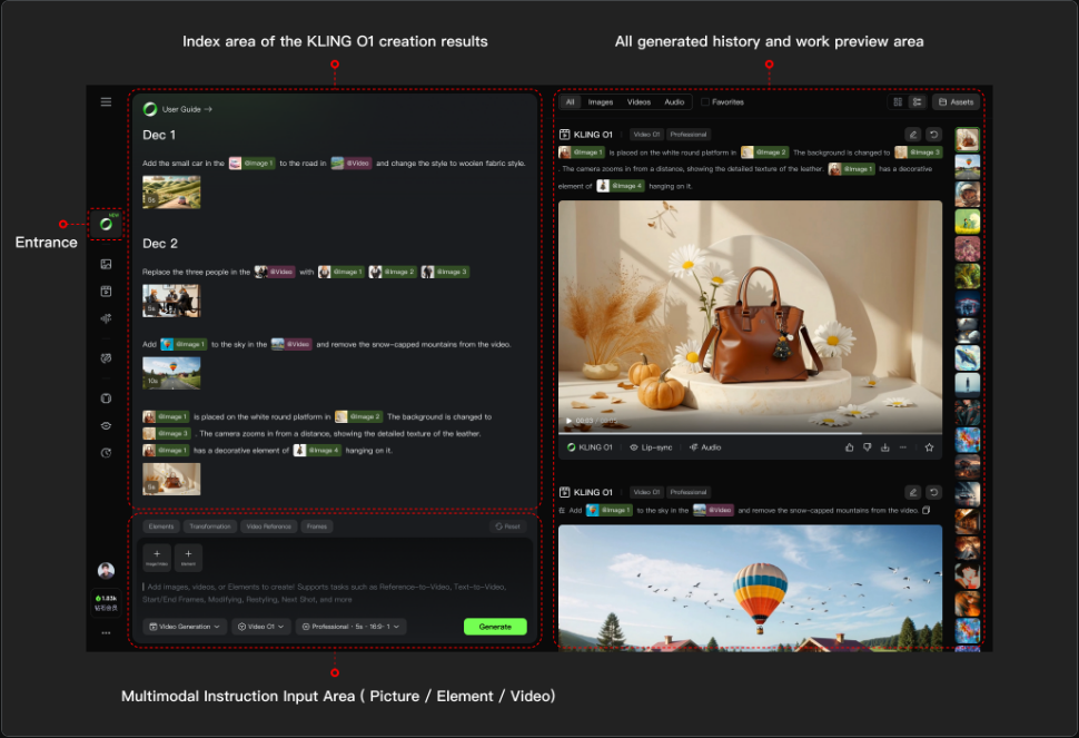 Input Board from Kling AI