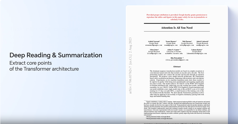 Deep Reading & Summarization