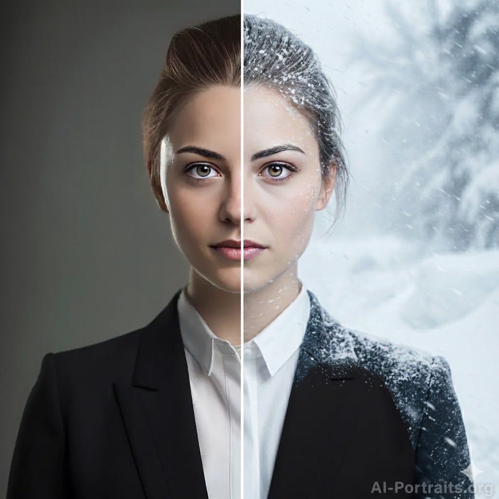 Nano Banana2 image-to-image edit example orginal image from AI-portratit.org