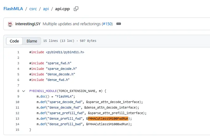 Blackwell-specific kernels in New DeepSeek