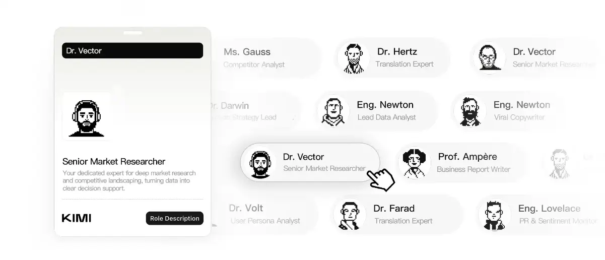 Agent Swarm from Kimi K2.5