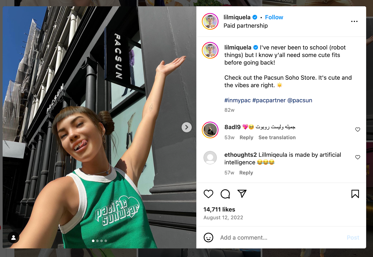 Virtual Influencers Image:sprout Social