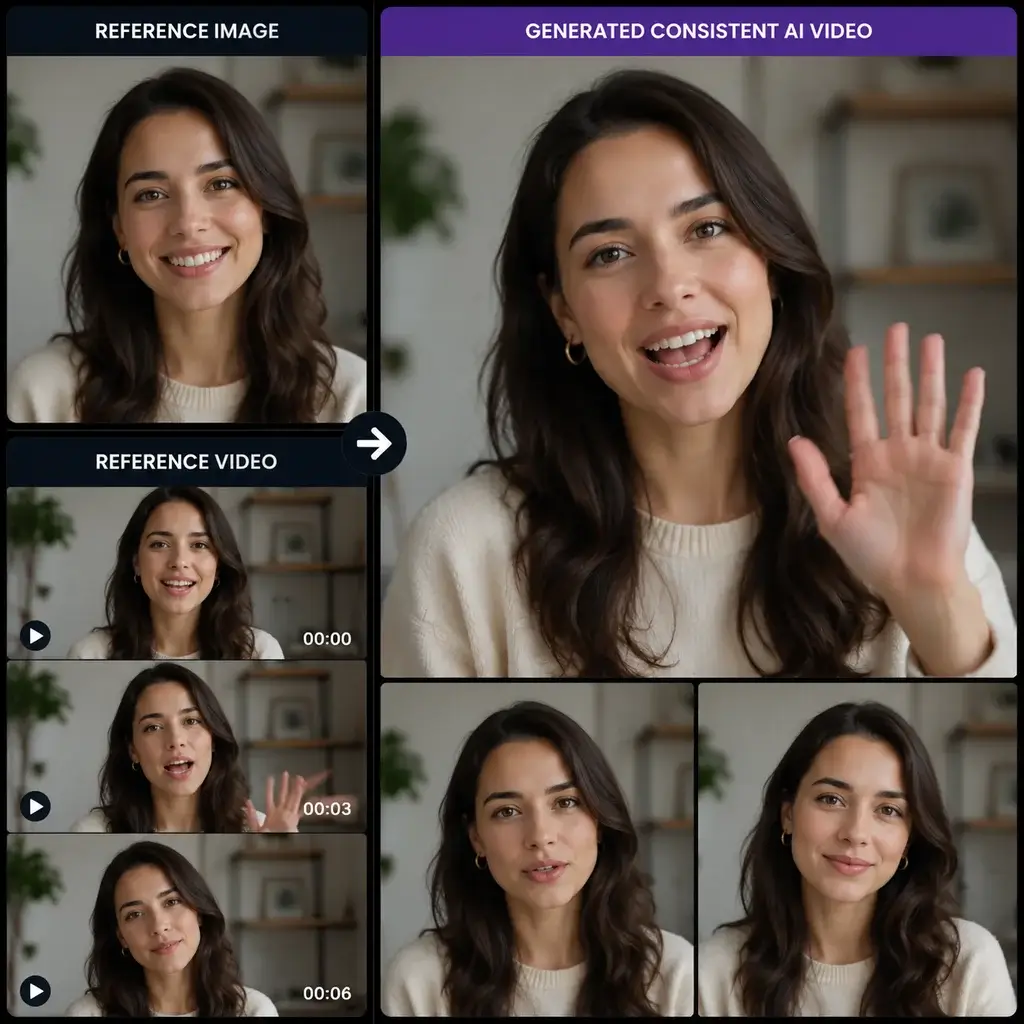 Reference to Video image: AI image to Video