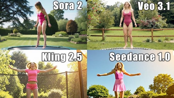 Sora vs Kling vs Veo vs Seedance image: Greg Preece