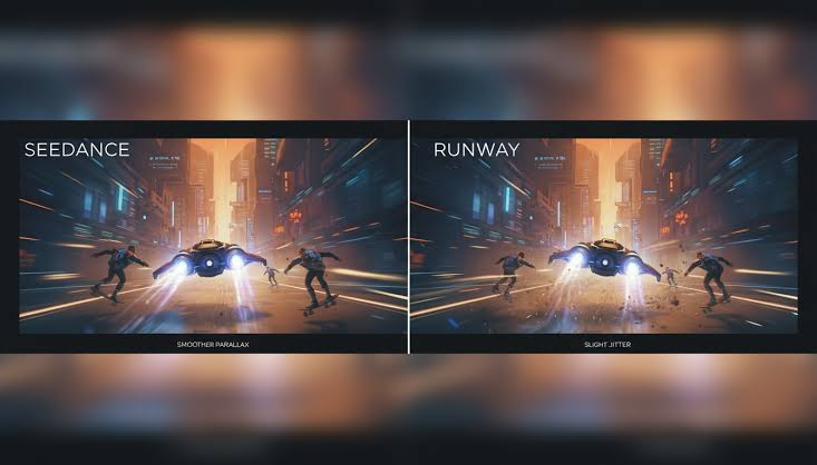 Seedance vs Runway image:dreamina