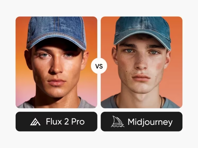 Flux 2 pro vs Midjourney Image: Picsart