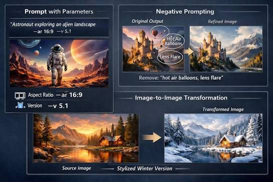 Negative Prompts while AI Generaing Image:Tech Titans
