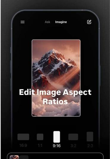 Grok size aspect ratios image: tiktok