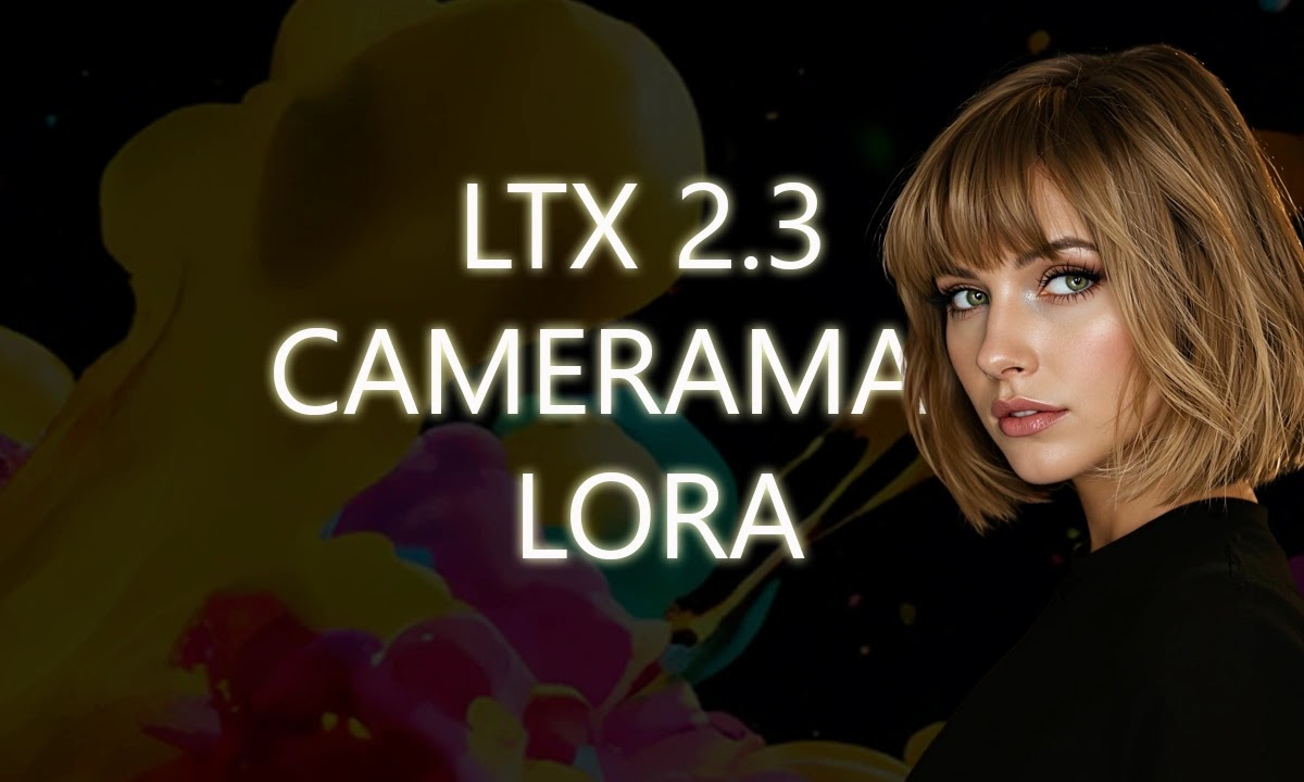 LTX 2.3 Camera Man Lora source:Stable Diffusion Tutorials