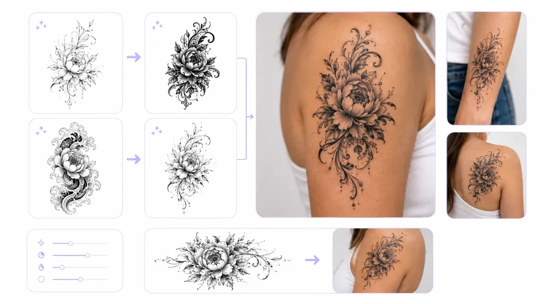 AI Tattoo Design Image:tat ink