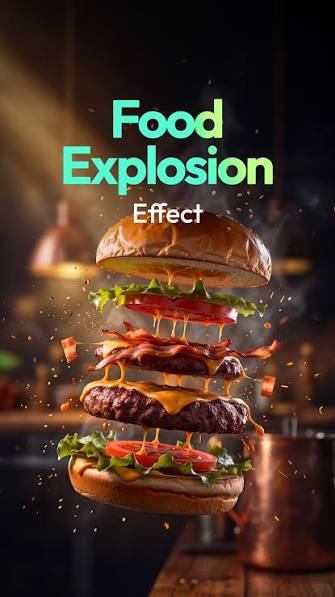 Food Explosion Image:Wondershare Filmora Video Editor