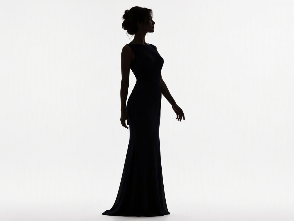 A proposed silhouette with visible negative space;image:siray ai