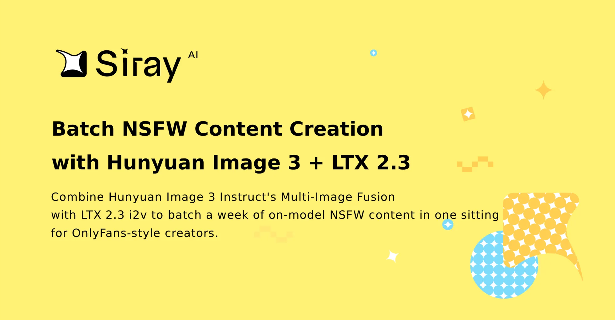 Batch NSFW Content Creation: Hunyuan + LTX 2.3 Workflow