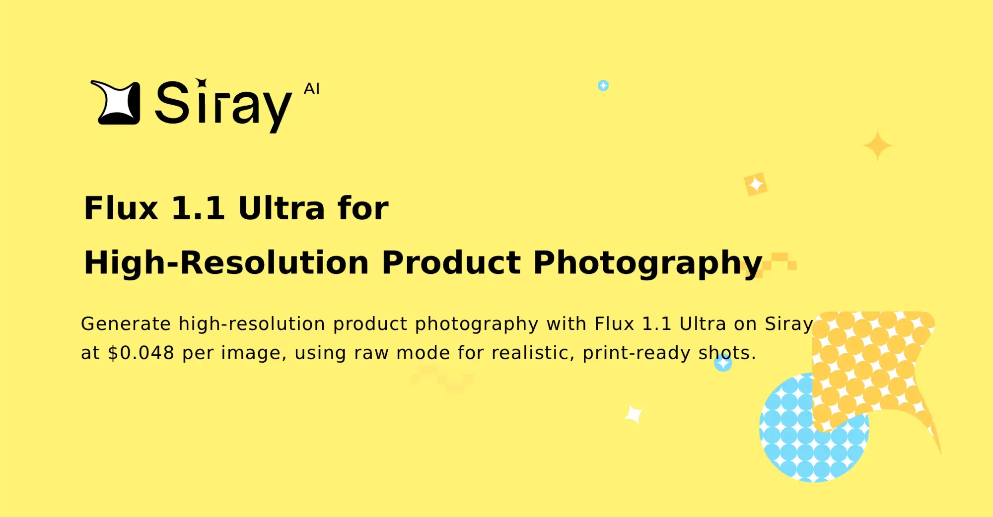 Flux 1.1 Ultra for High-Resolution Product Photography