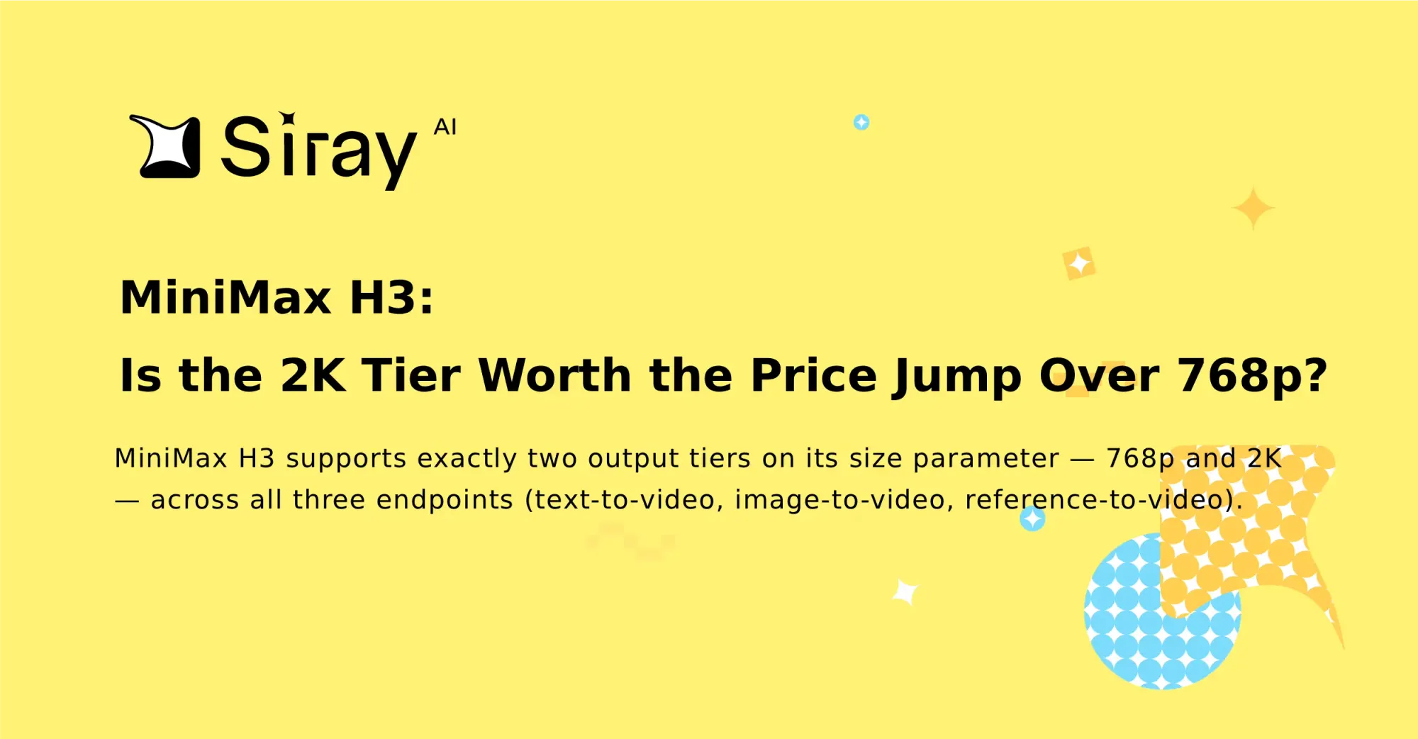 MiniMax H3: Is the 2K Tier Worth the Price Jump Over 768p?