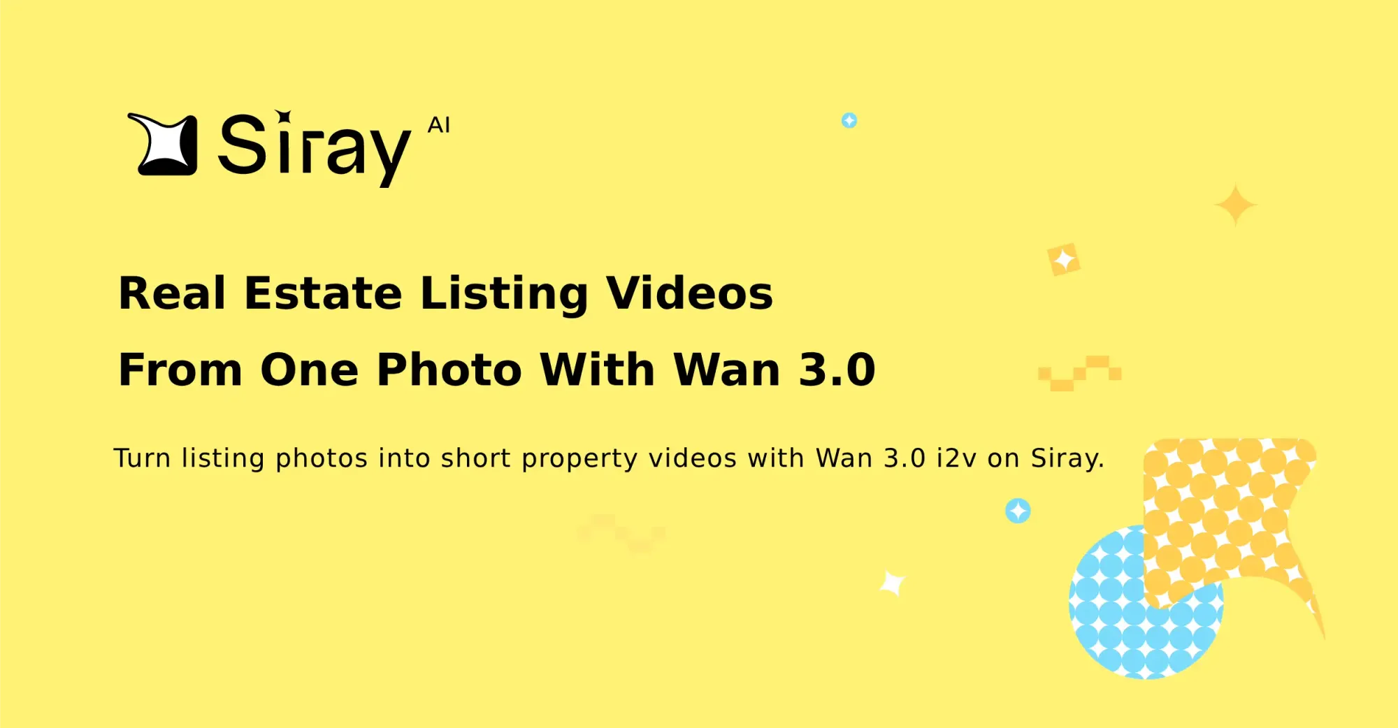 Real Estate Listing Videos From One Photo With Wan 3.0
