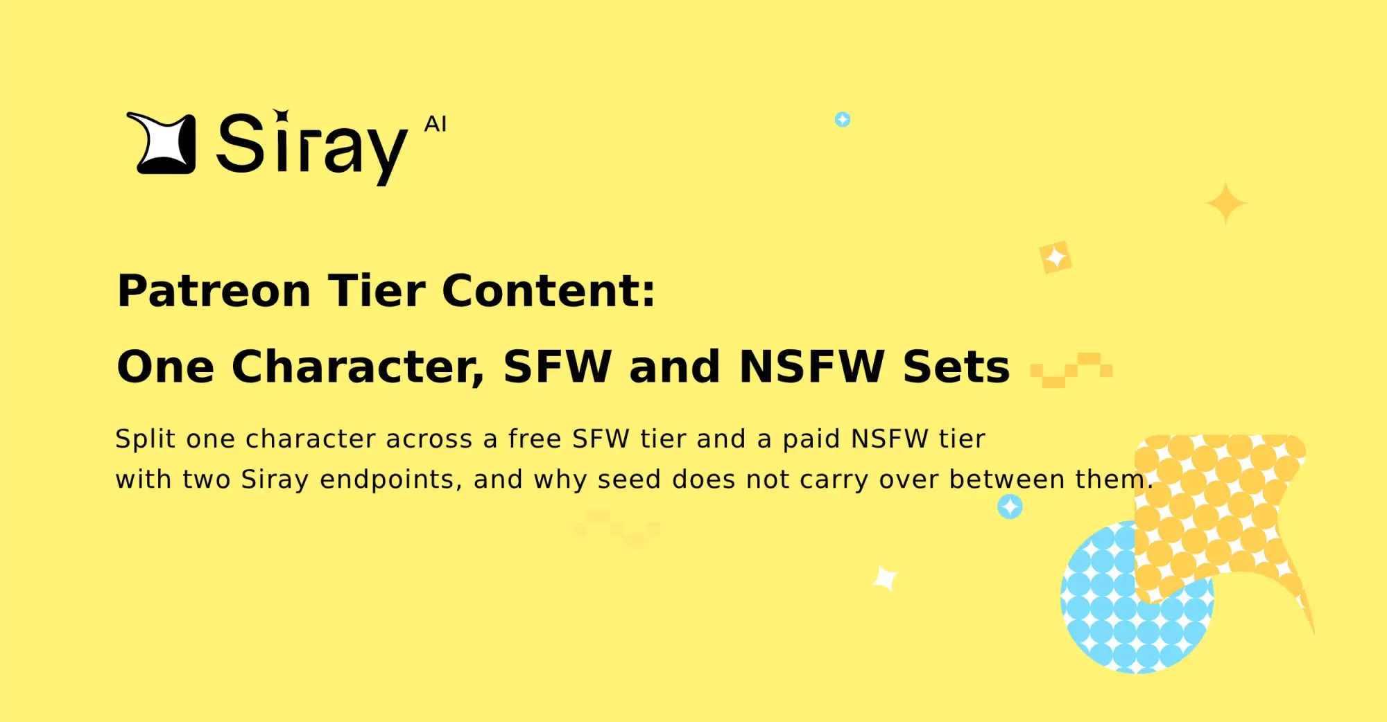 Patreon Tier Content: One Character, SFW and NSFW Sets
