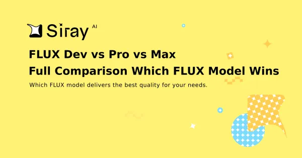 Flux comparison on Siray.AI