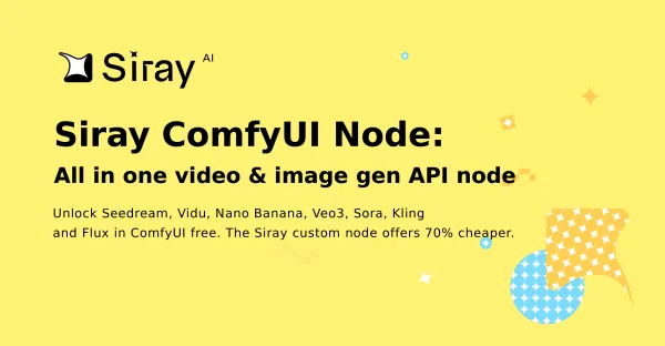ComfyUI node on Siray