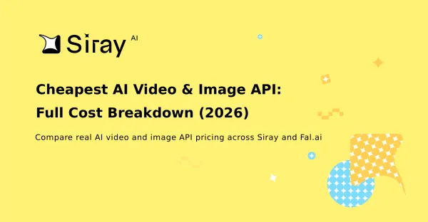 Cheapest AI Video & Image API: Full Cost Breakdown (2026)