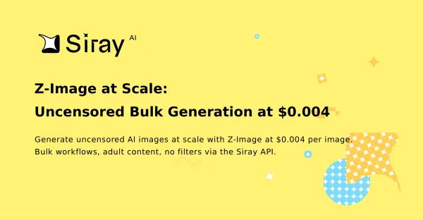 Z-Image at Scale: Uncensored Bulk Generation at $0.004