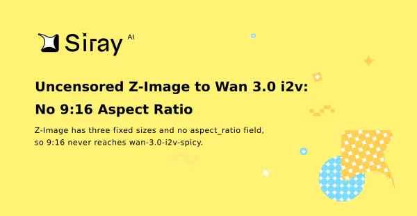 Uncensored Z-Image to Wan 3.0 i2v: No 9:16 Aspect Ratio