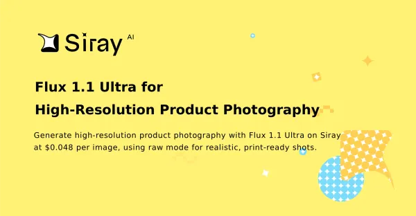 Flux 1.1 Ultra for High-Resolution Product Photography