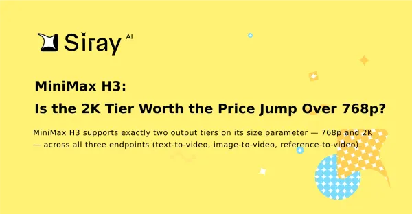 MiniMax H3: Is the 2K Tier Worth the Price Jump Over 768p?