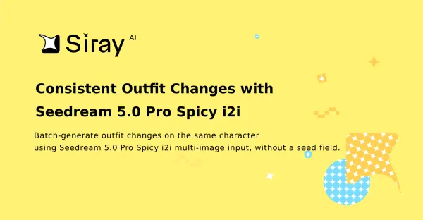 Consistent Outfit Changes with Seedream 5.0 Pro Spicy i2i