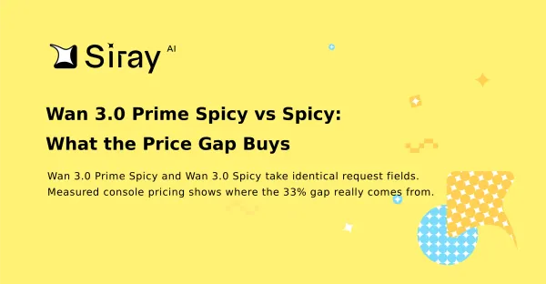 Wan 3.0 Prime Spicy vs Spicy: What the Price Gap Buys